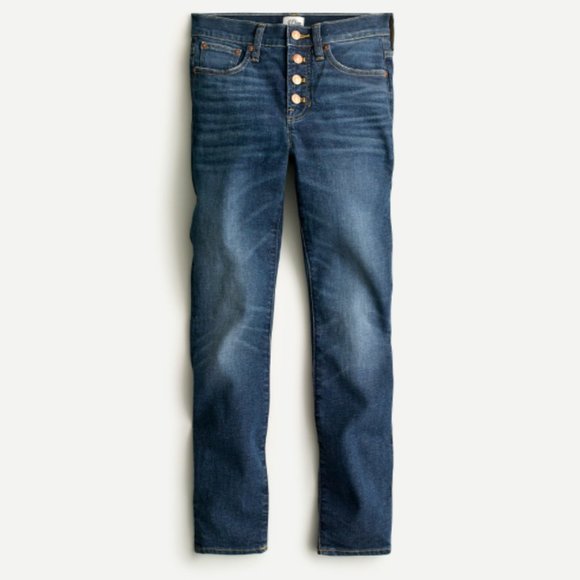 NWT J. Crew 9" High-Rise Jean in Litchfield Wash - Picture 4 of 4